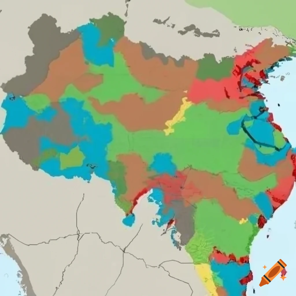 Detailed political map of Uramia