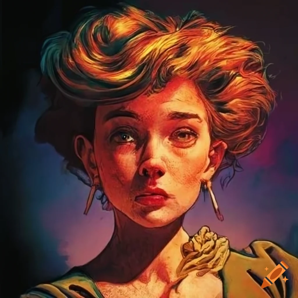 Vivid and detailed graphic novel art by james gurney and norman