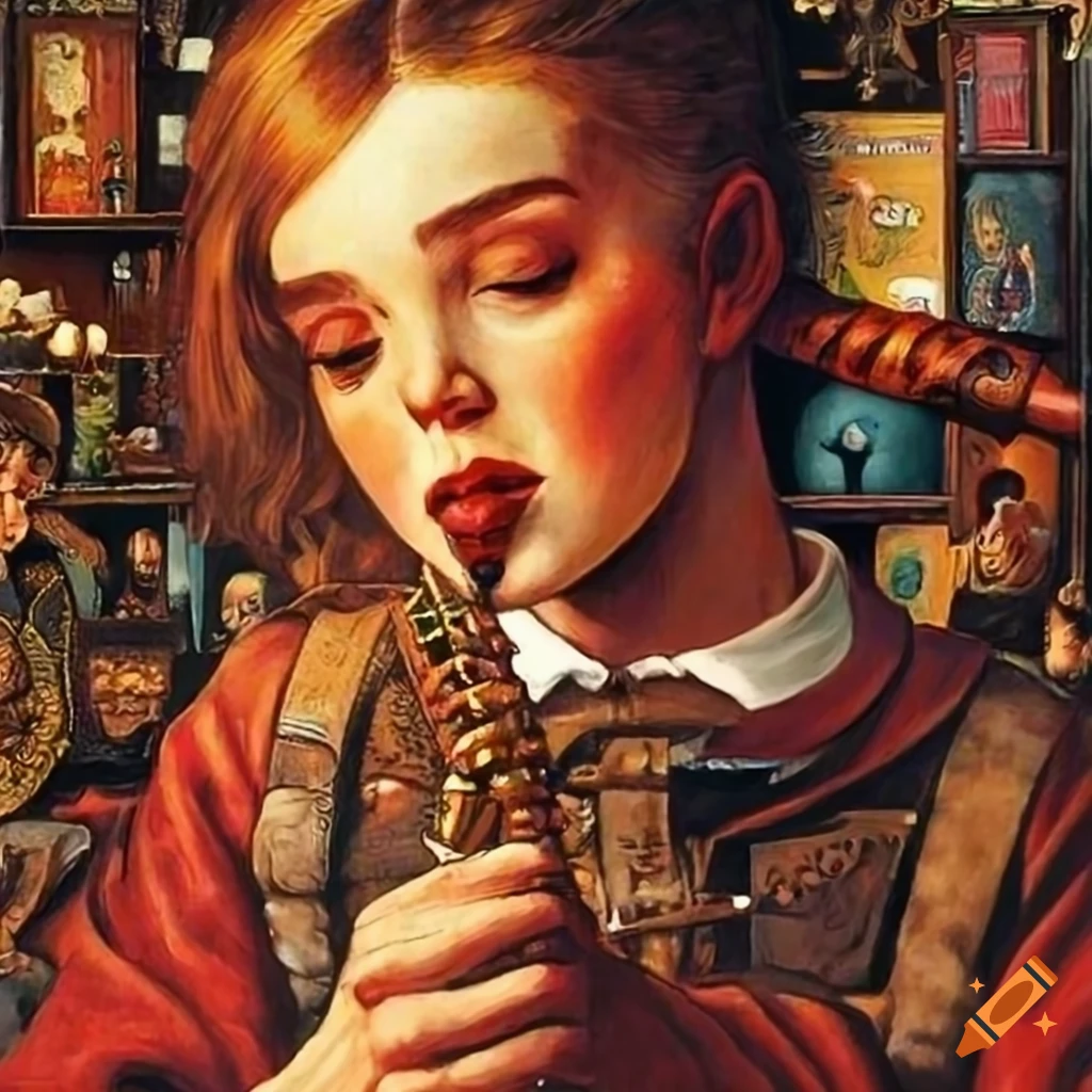 Stunningly vivid, high definition graphic novel art by james gurney and