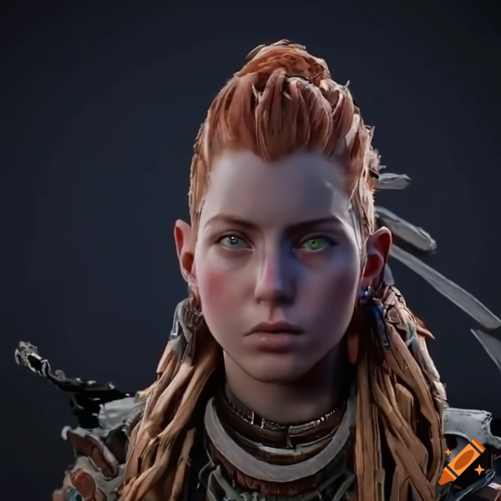 Alloy Character From Horizon Forbidden West On Craiyon