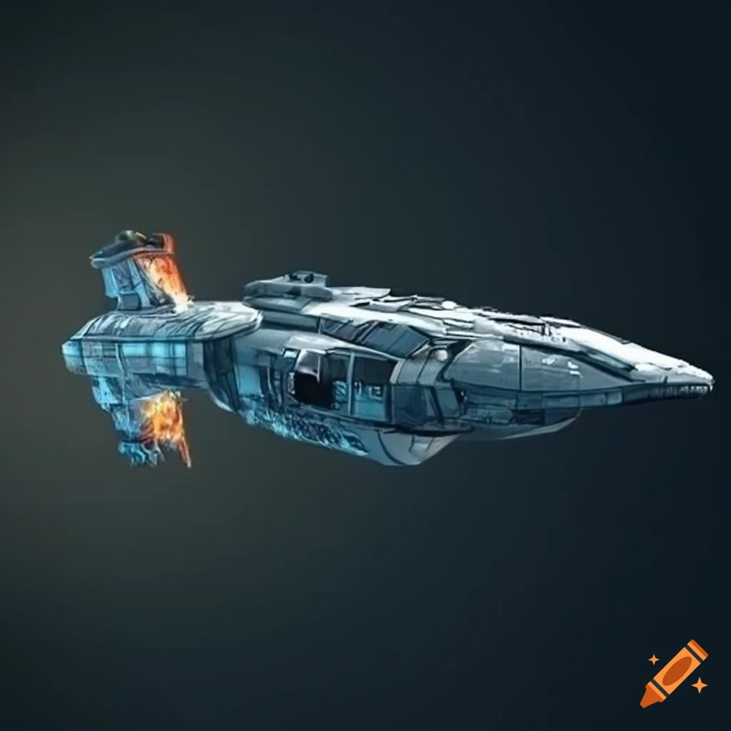 Spaceship on Craiyon