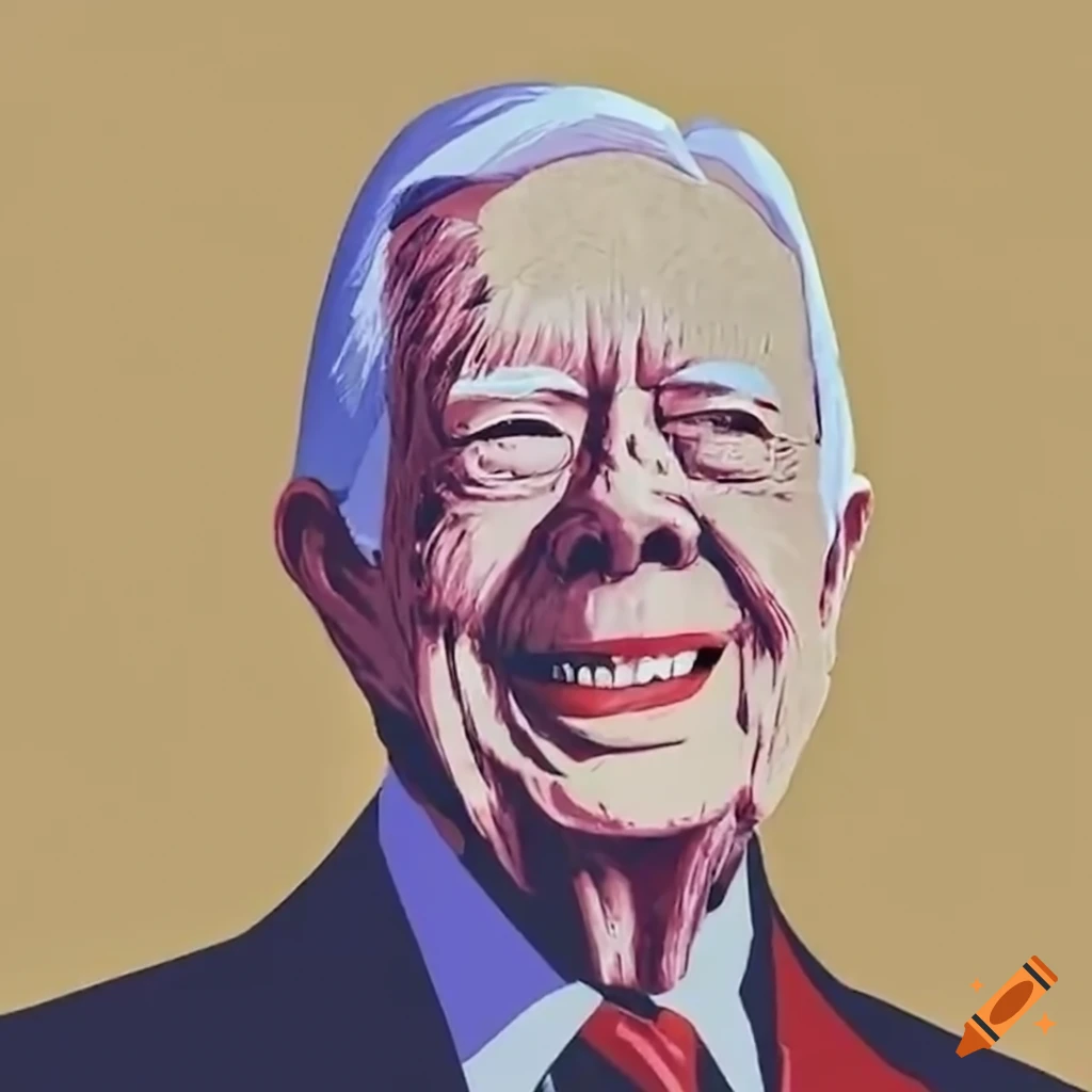 Jimmy carter 2024 election campaign poster on Craiyon