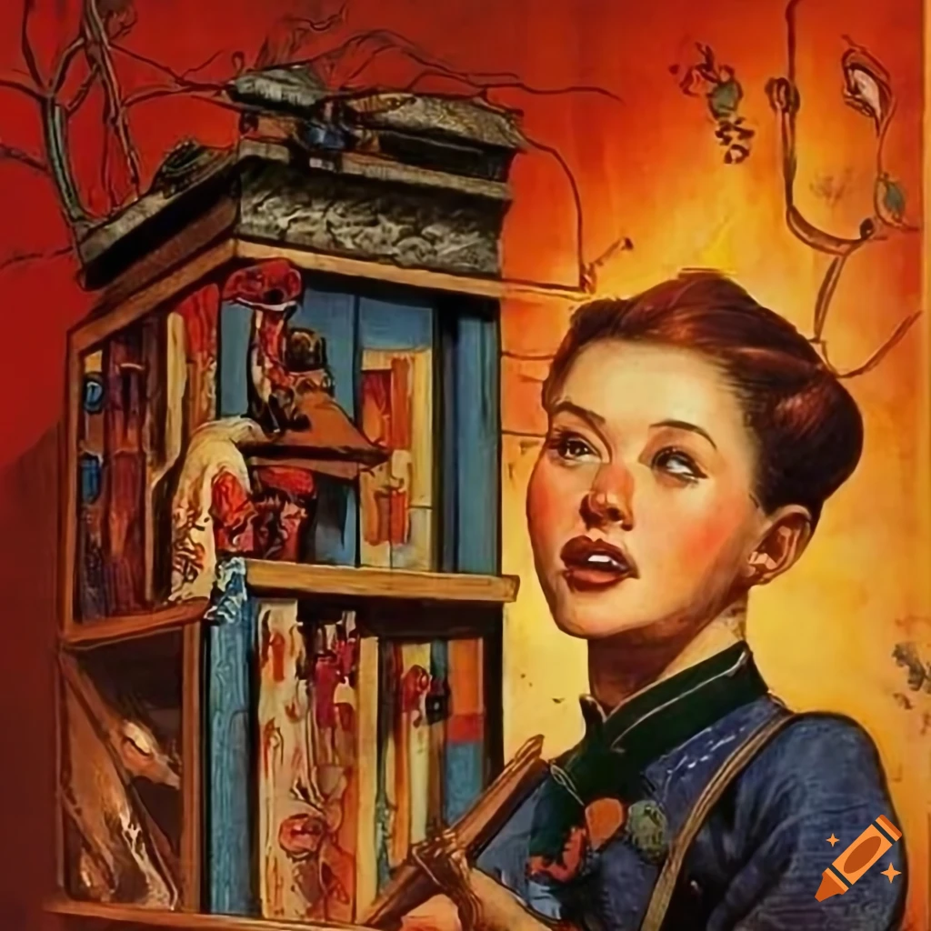 Stunningly vivid, high definition graphic novel art by james gurney and