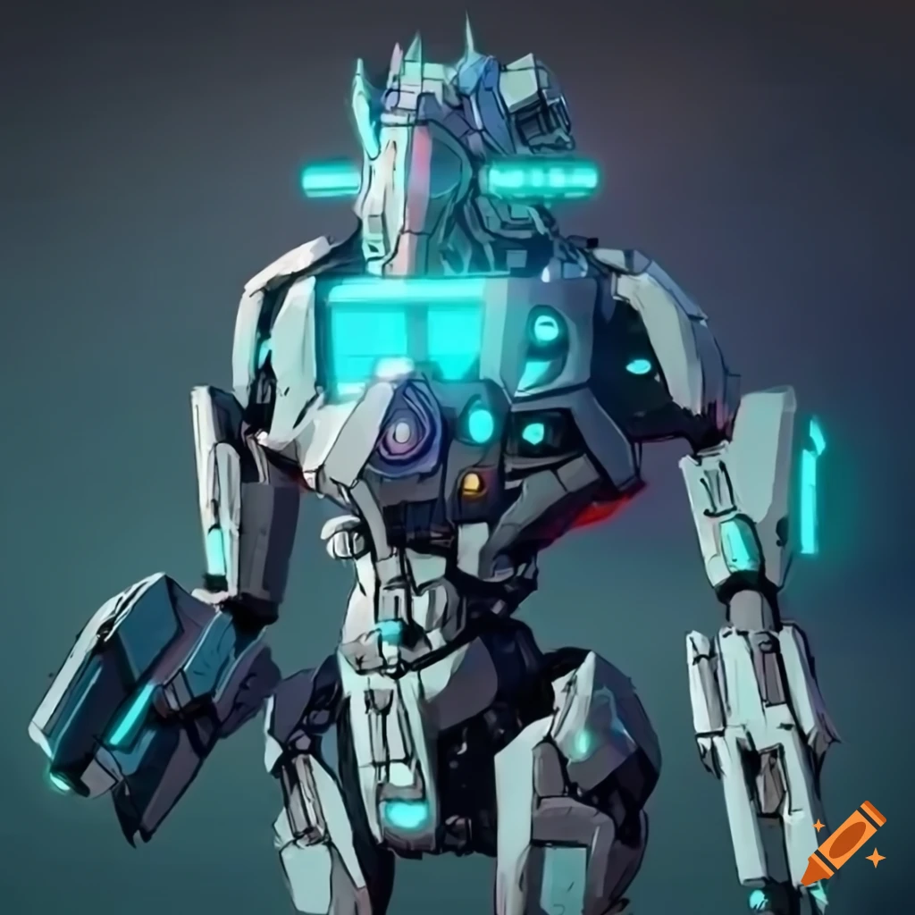 Sleek and powerful My Little Pony mech with intricate design in a solarpunk setting