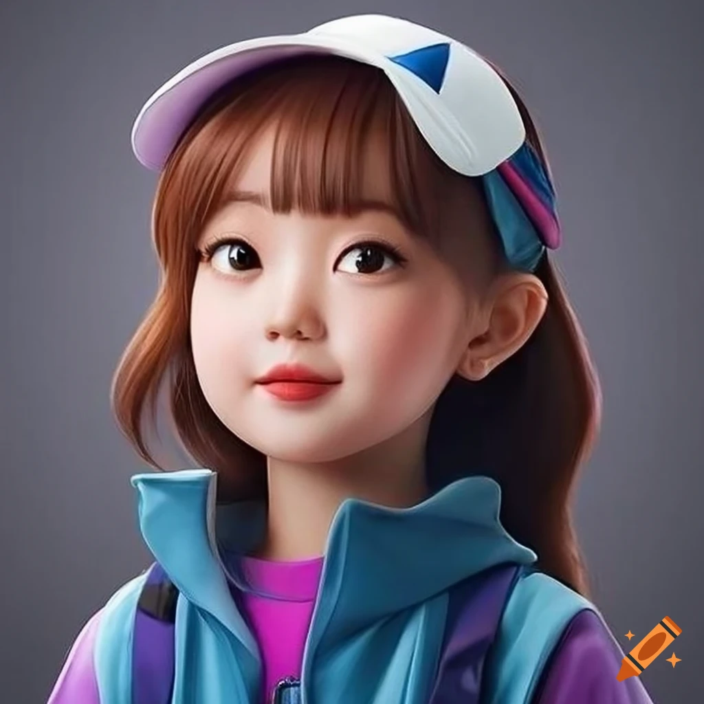 Portrait of mabel pines in highresolution detail on Craiyon