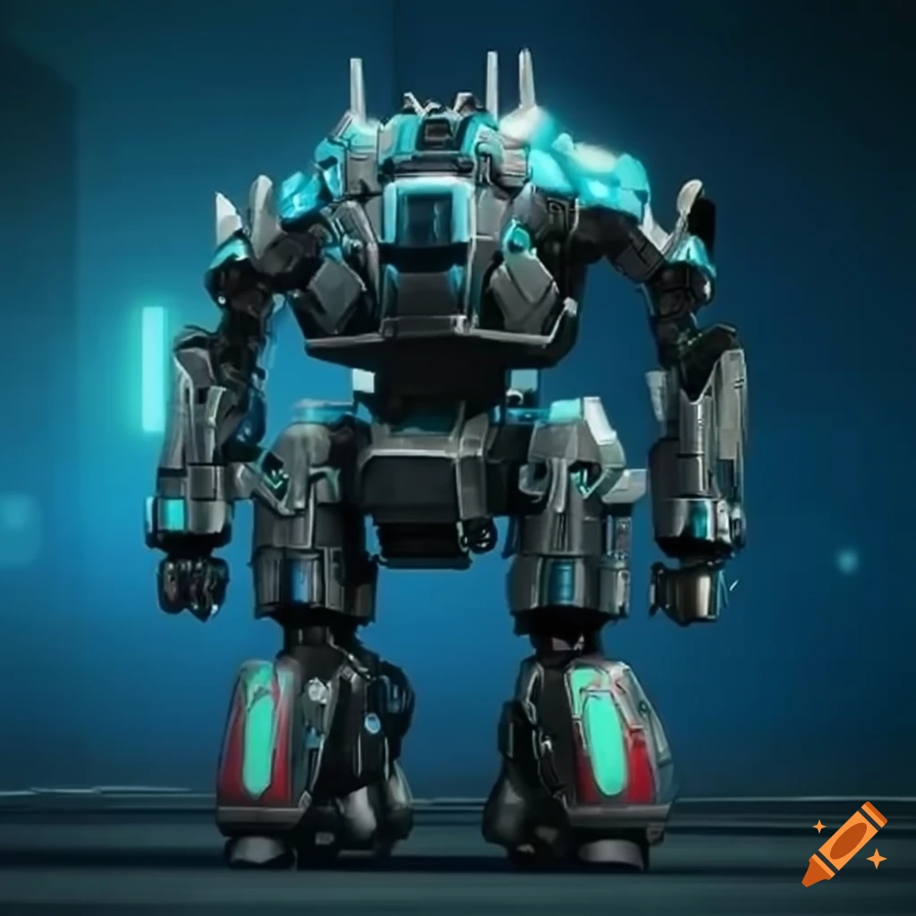 Sleek and powerful My Little Pony mech with intricate design in a solarpunk setting