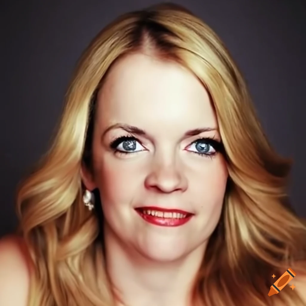 Melissa joan hart chatting with a furby on Craiyon