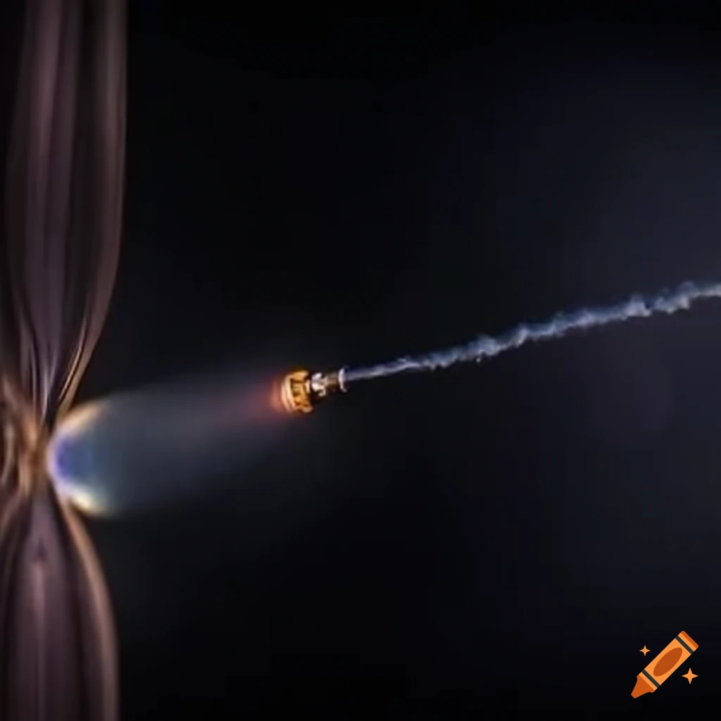 Supersonic airflow through a mechanical nozzle on Craiyon