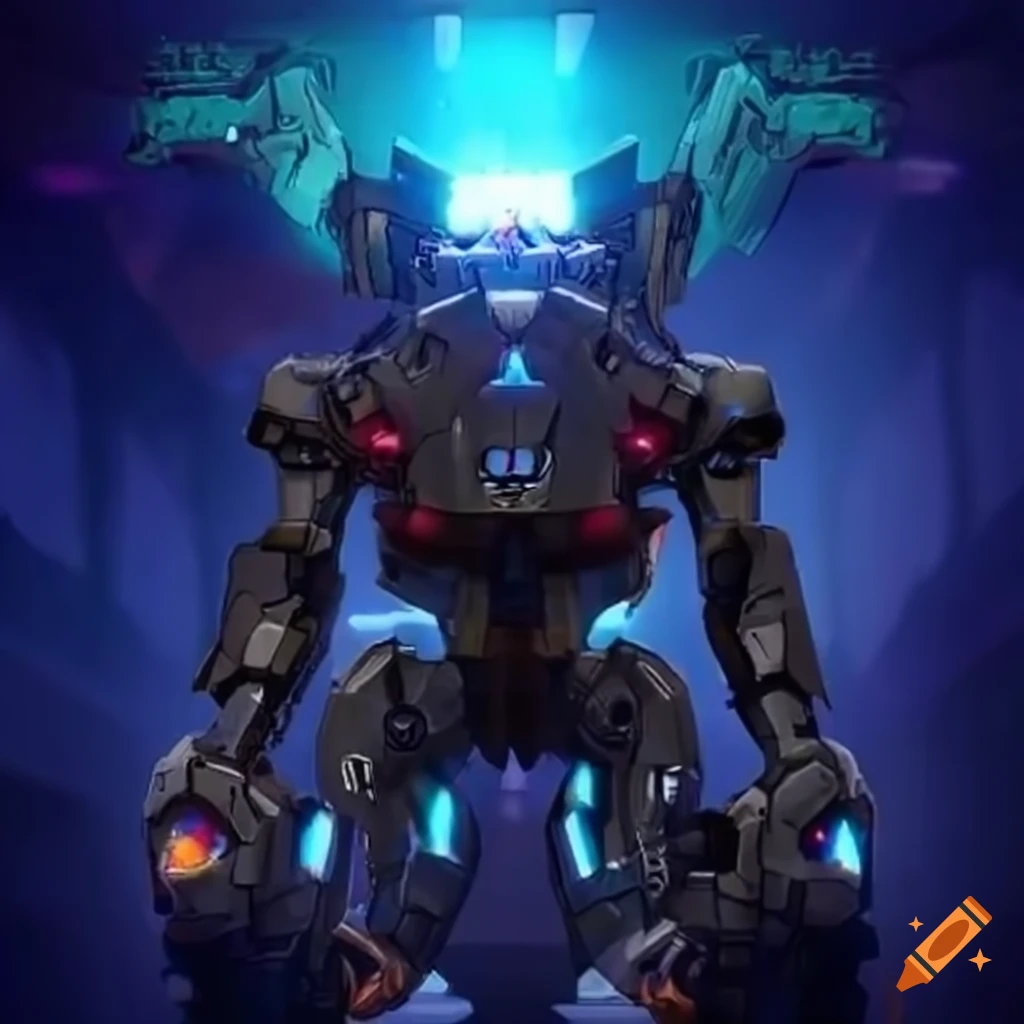 Sleek and powerful My Little Pony mech suit in solarpunk setting