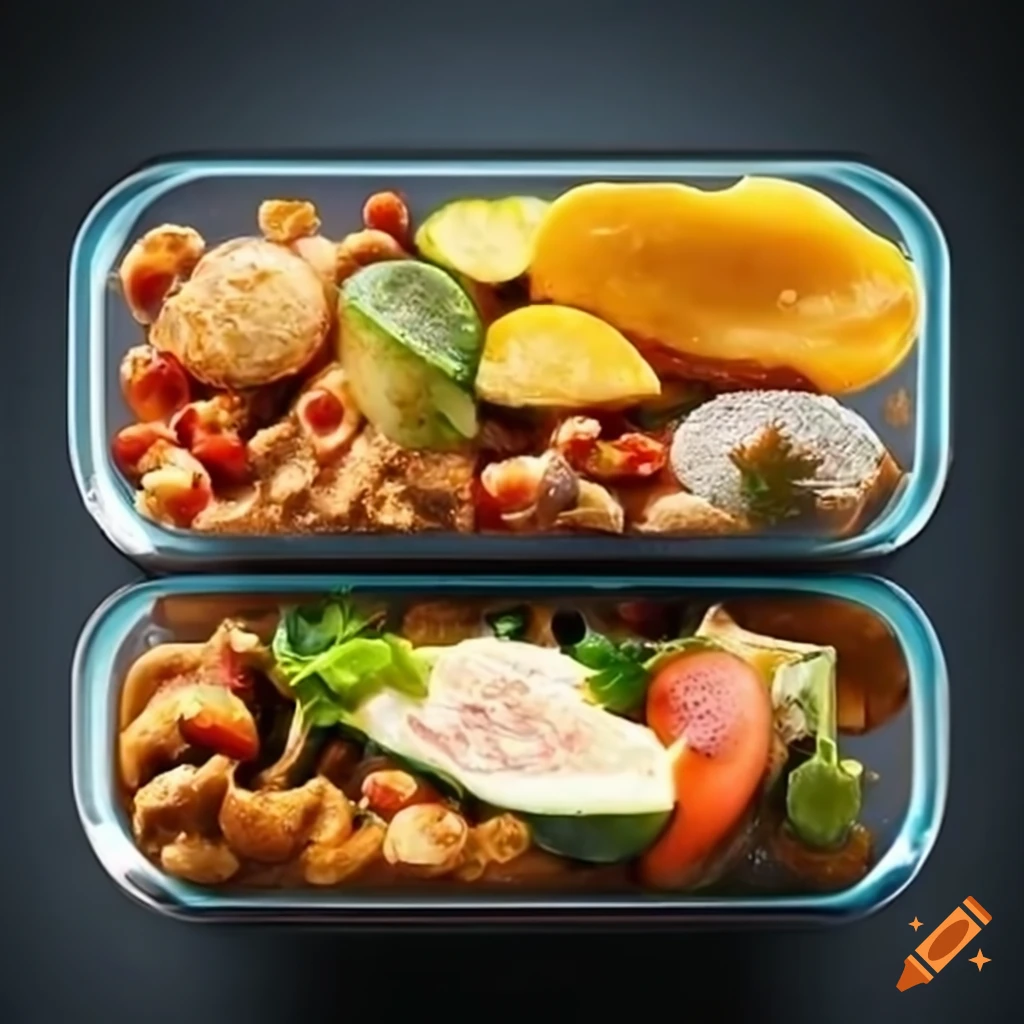 Healthy prepackaged meals on Craiyon