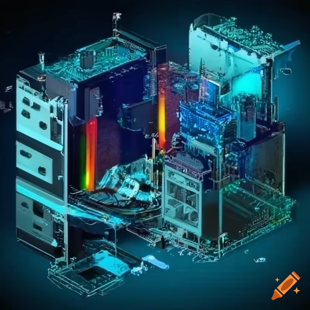 Digital twin engineering simulation on Craiyon