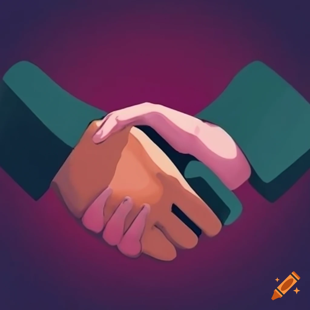 Handshake on Craiyon