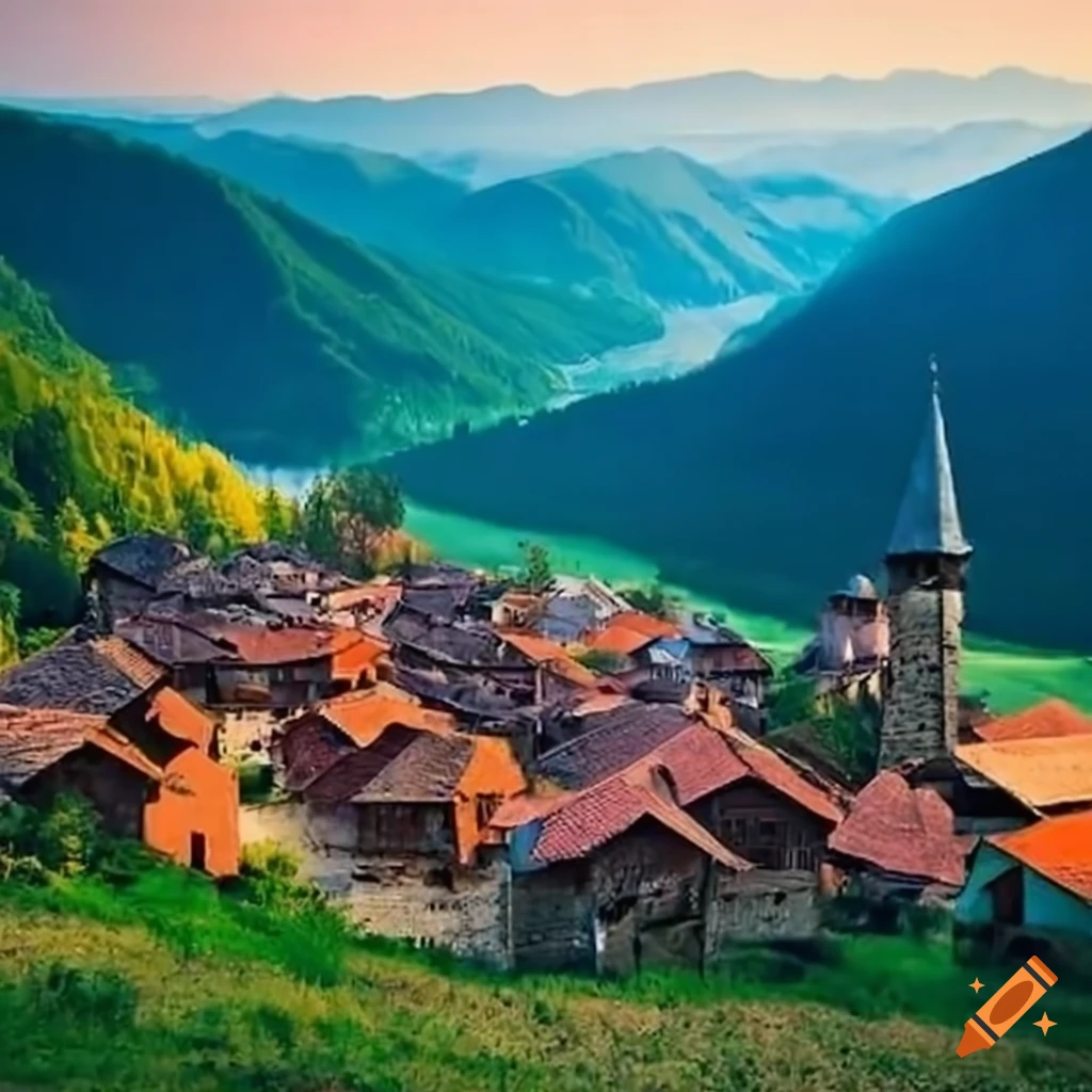 Serbian Village Nestled In The Mountains On Craiyon serbian-village-nestled-in-the-mountains-on-craiyon