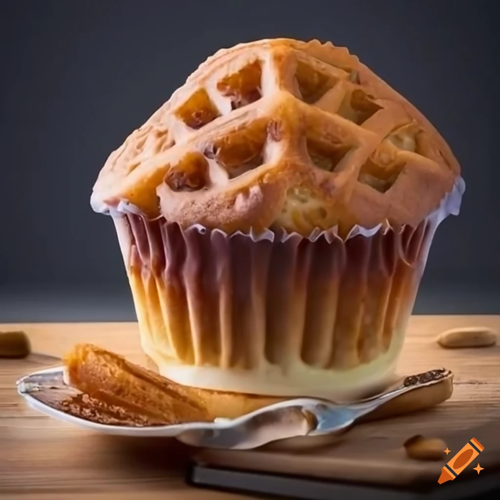 Scrumptious combination of muffin and waffle