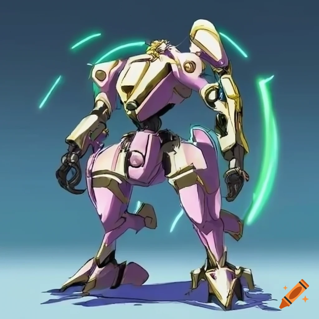 Light mech style in code geass with female design on craiyon
