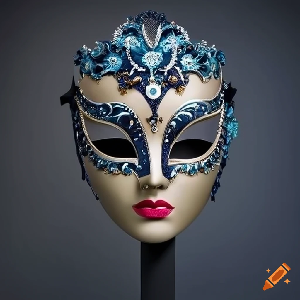 Masquerade mask with stunning composition on Craiyon