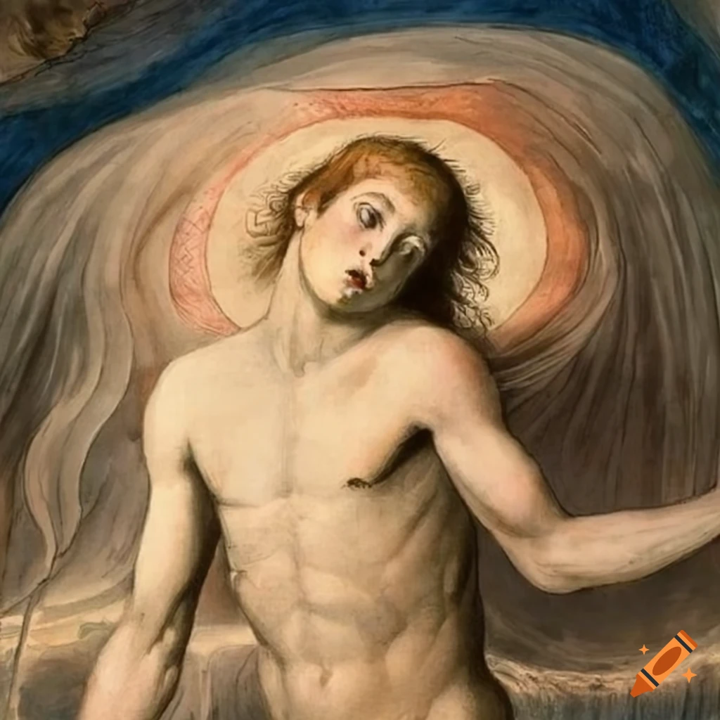 Tenderness of a parent who has lost a child expressed as a William Blake prophecy