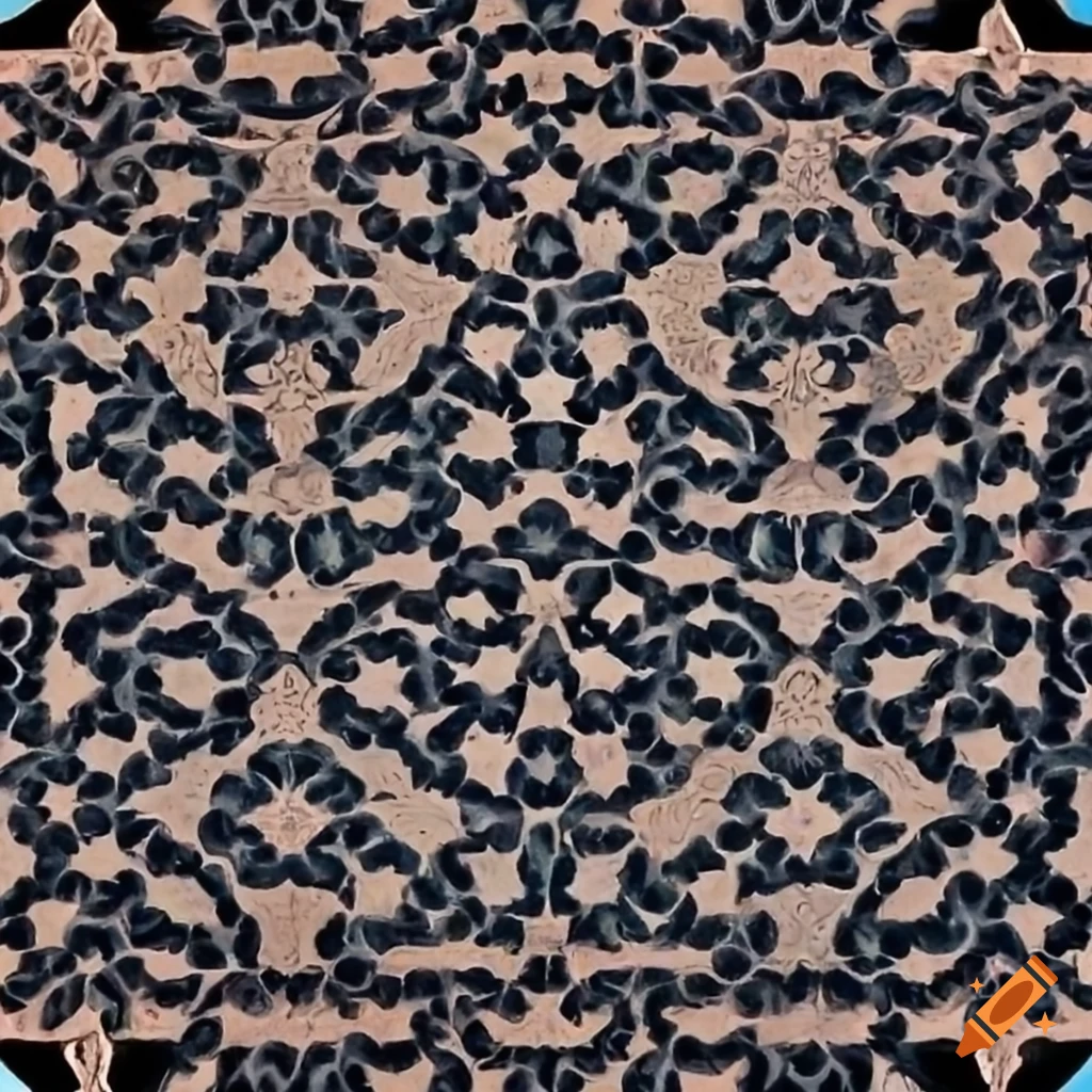 Rectangular Moorish Arabesque pattern