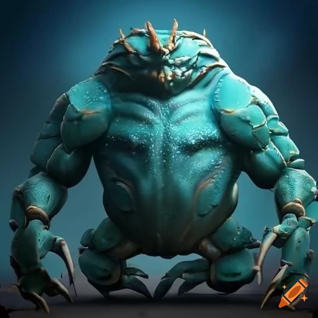 Giant crab god on Craiyon