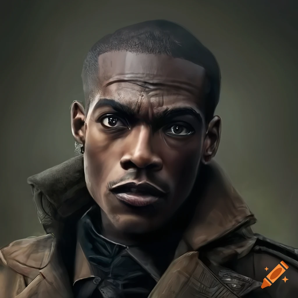 portrait-of-a-post-apocalyptic-young-man-in-a-vintage-black-coat-on-craiyon