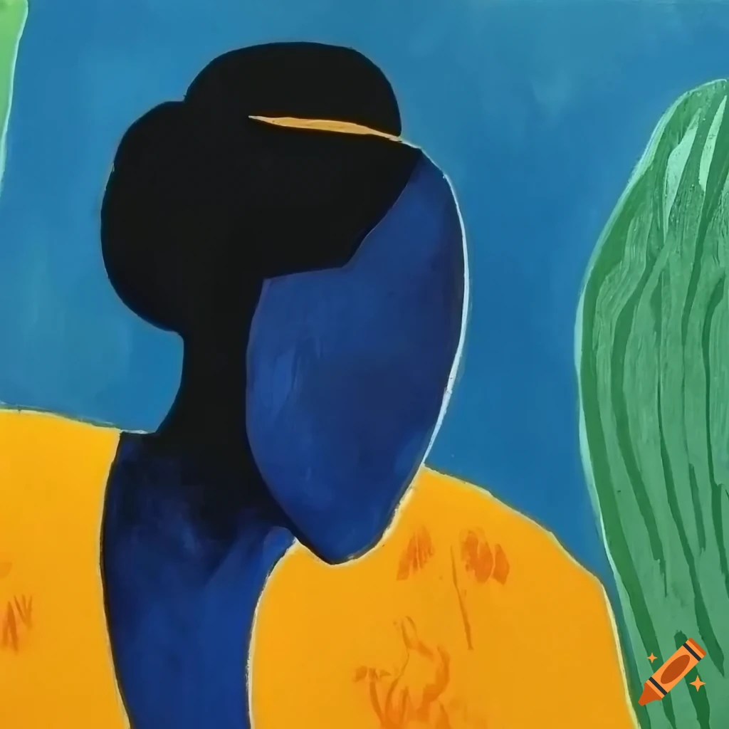 Colorful and vibrant Matisse-inspired artwork