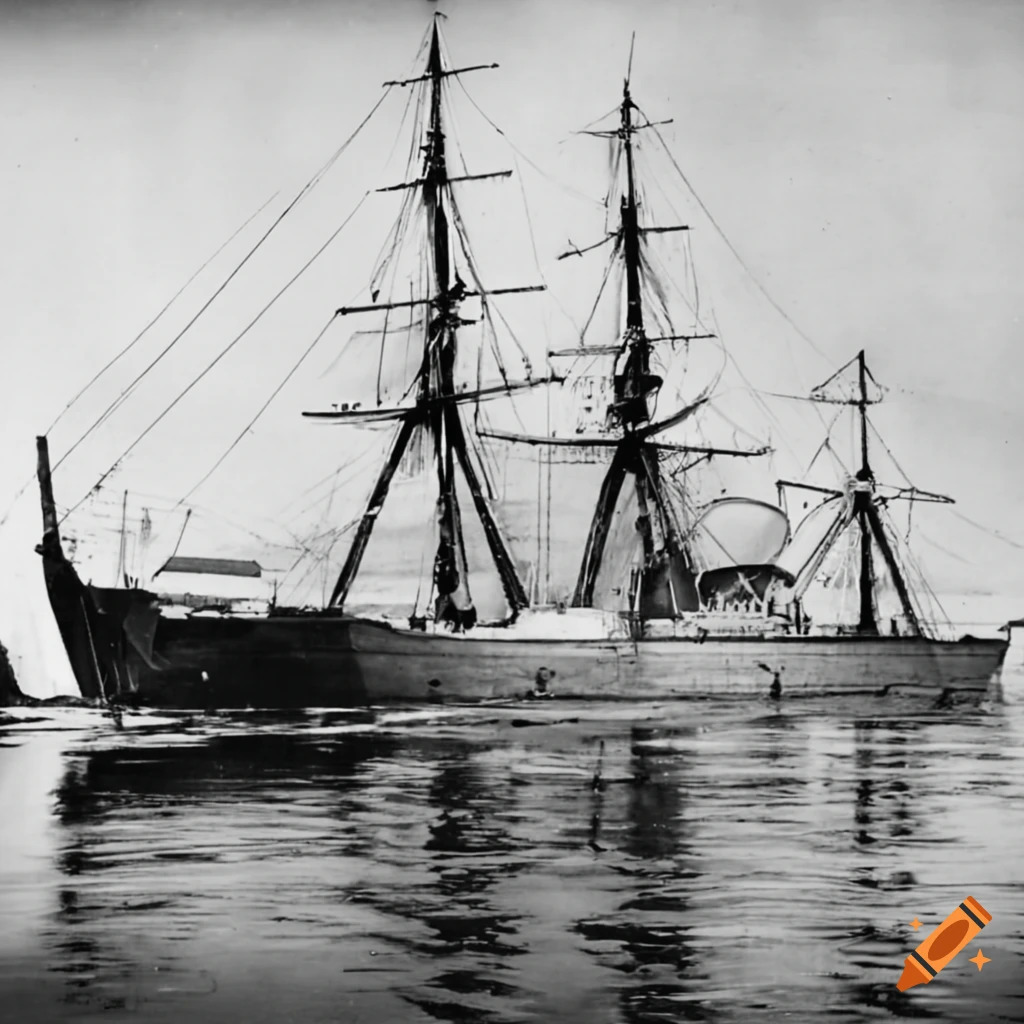 Teutonic technology in antarctica in 1910 on Craiyon