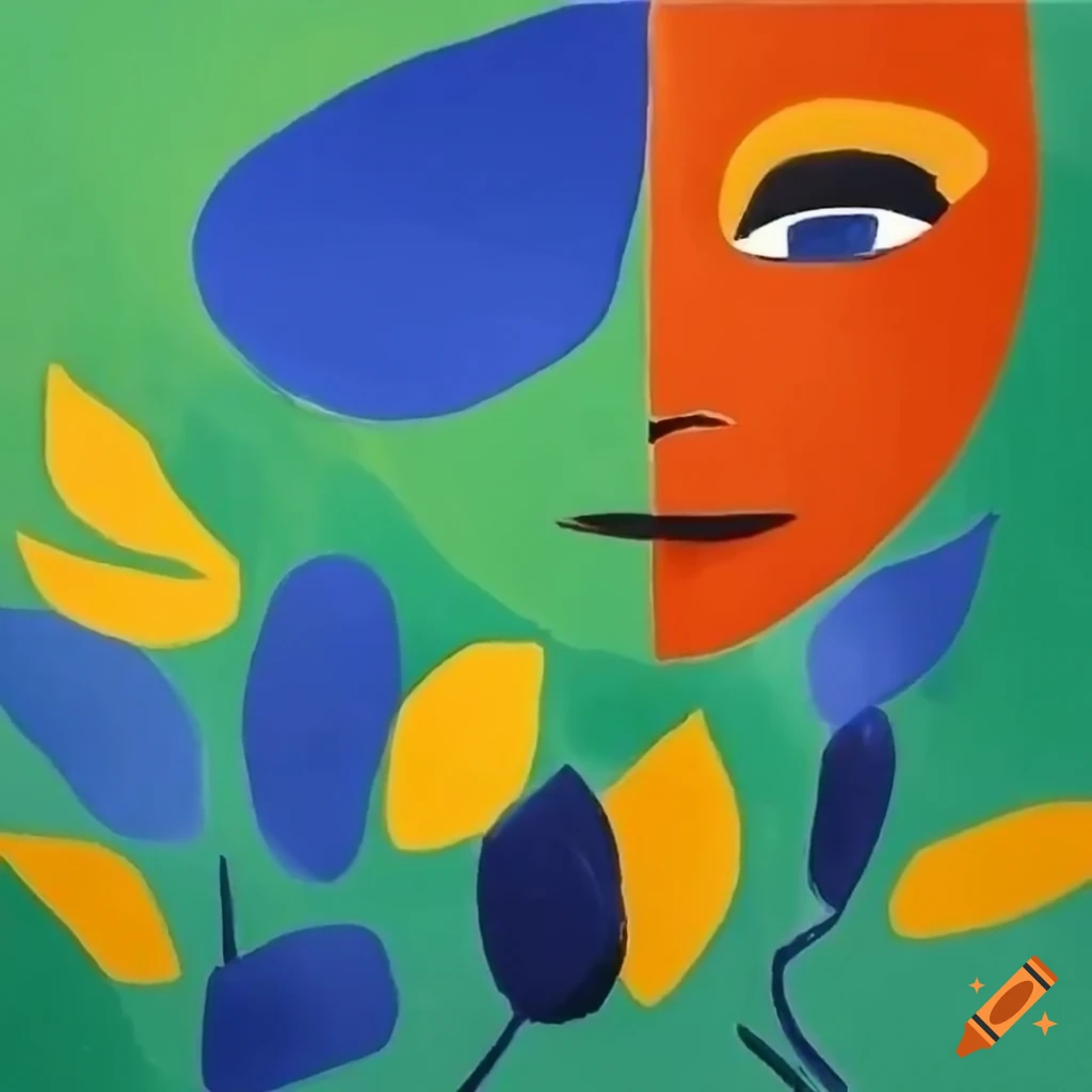 Colorful and vibrant Matisse-inspired artwork