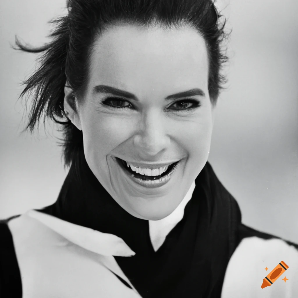 Katarina Witt gracefully ice skating
