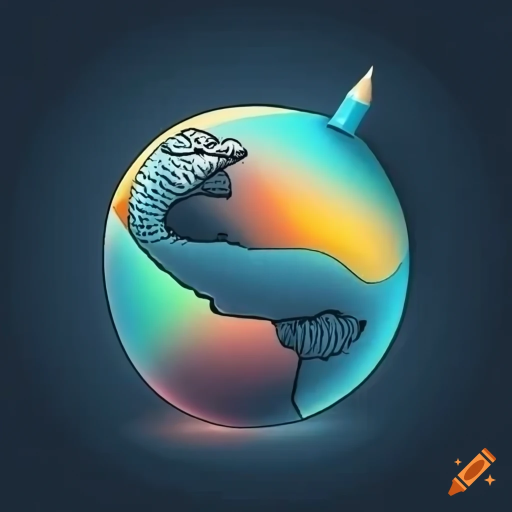 Iconic logo design representing Linux, Python, and Docker for a modern ...