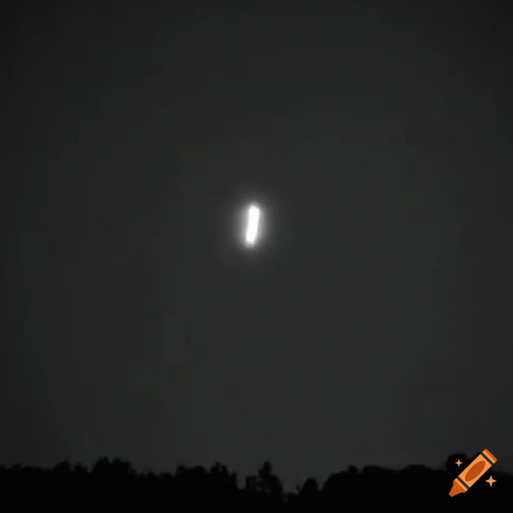 Nocturnal trail camera footage of a UFO