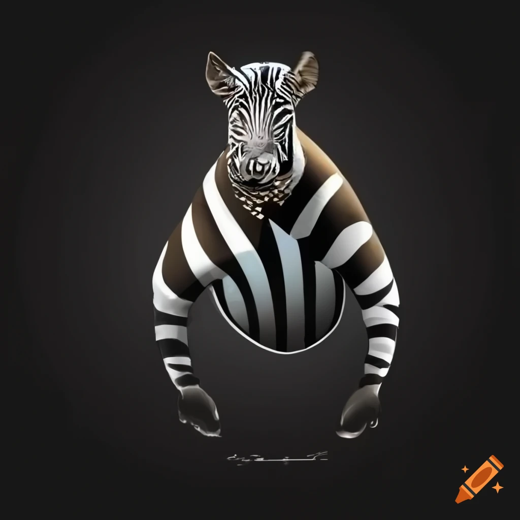 Zebra Illustration Logo Graphic Graphic by Alexandra143 · Creative Fabrica