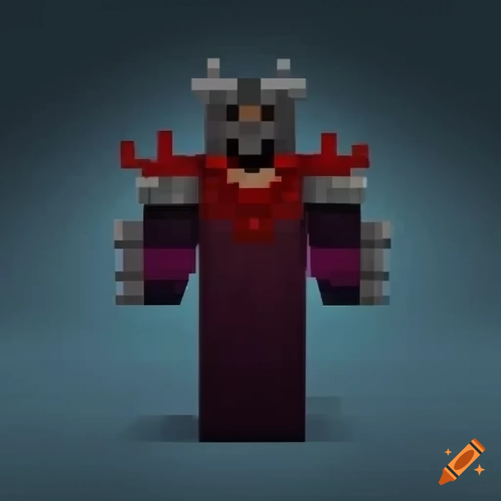 Minecraftstyle shredder on Craiyon