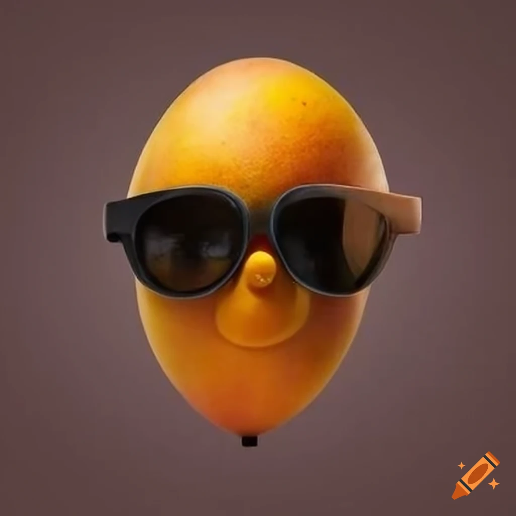 Mango wearing sunglasses in hangover