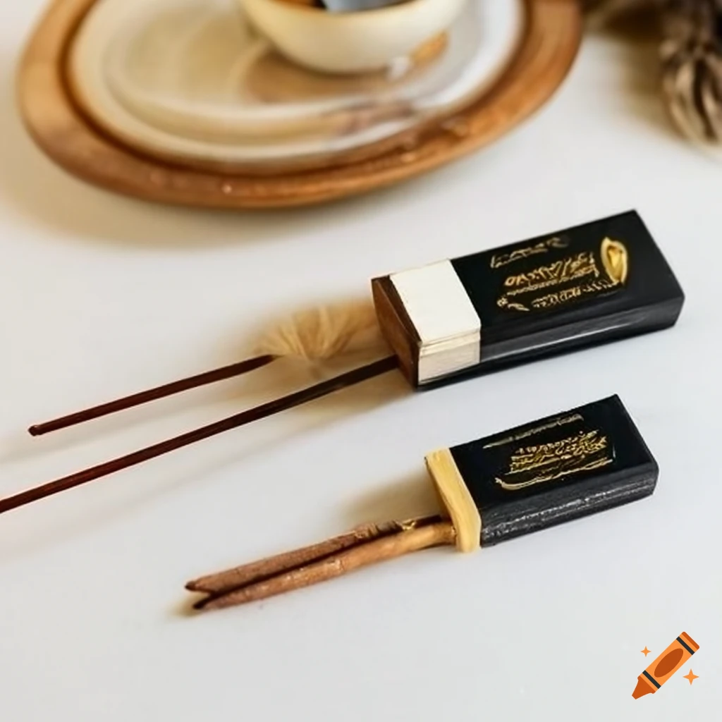 Luxurious handcrafted incense stick with natural essential oils and