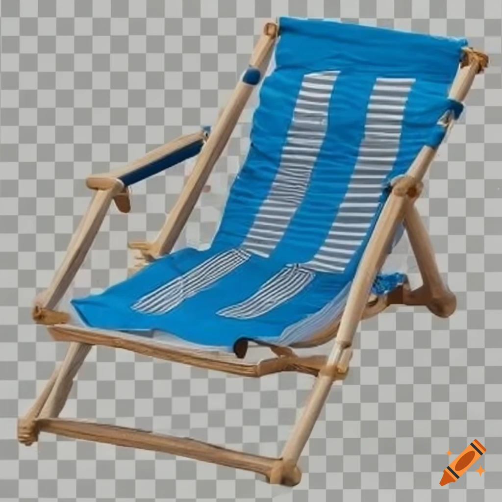 Beach chair on Craiyon