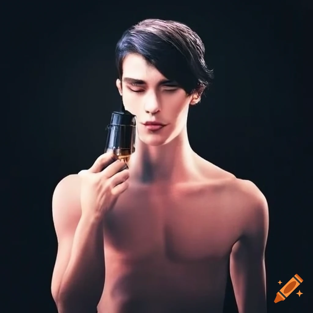 Men with perfume