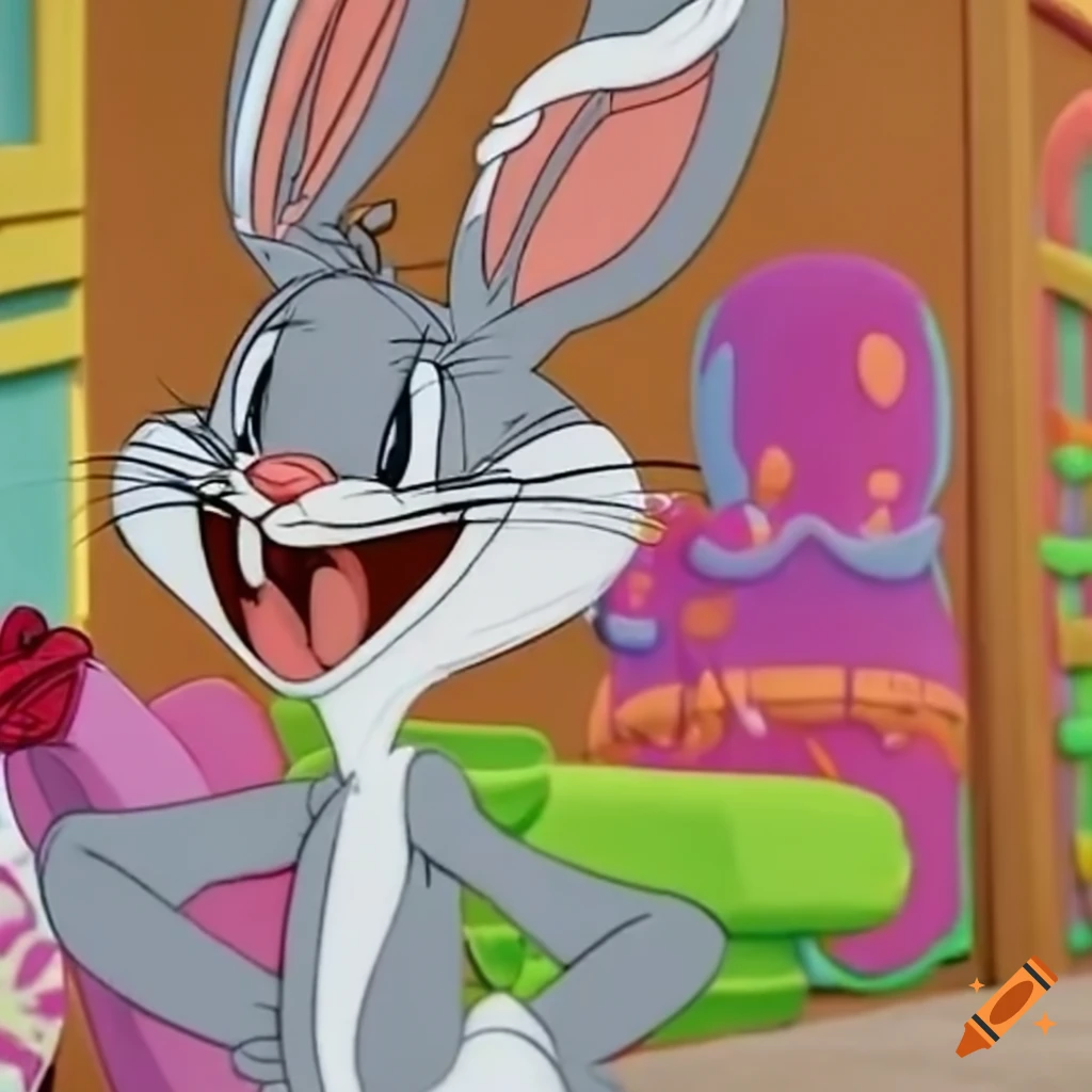 Bugs Bunny in a sugar rush