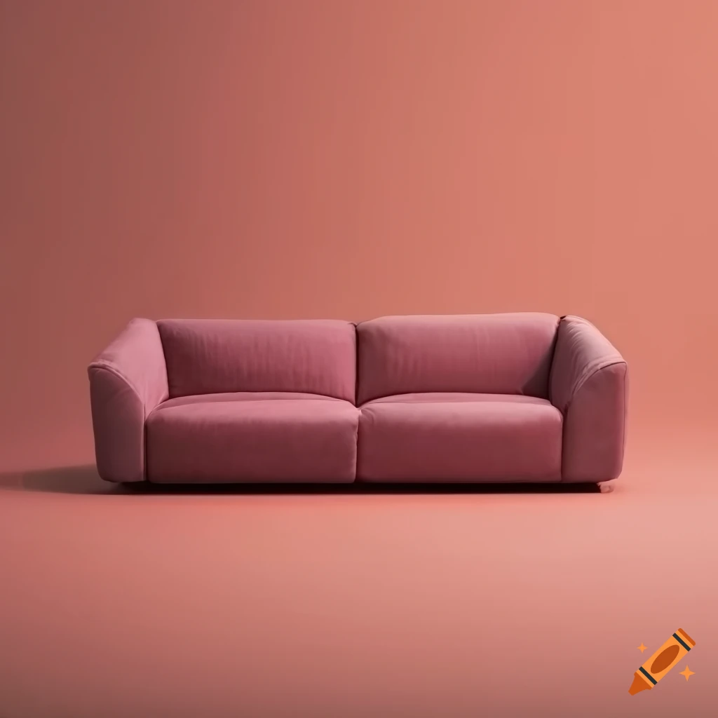 Front view of an ikea couch on Craiyon