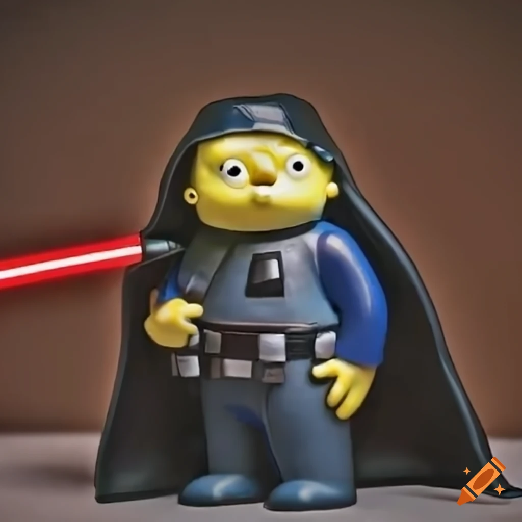 Darth Ralph Wiggum in a Star Wars and The Simpsons crossover