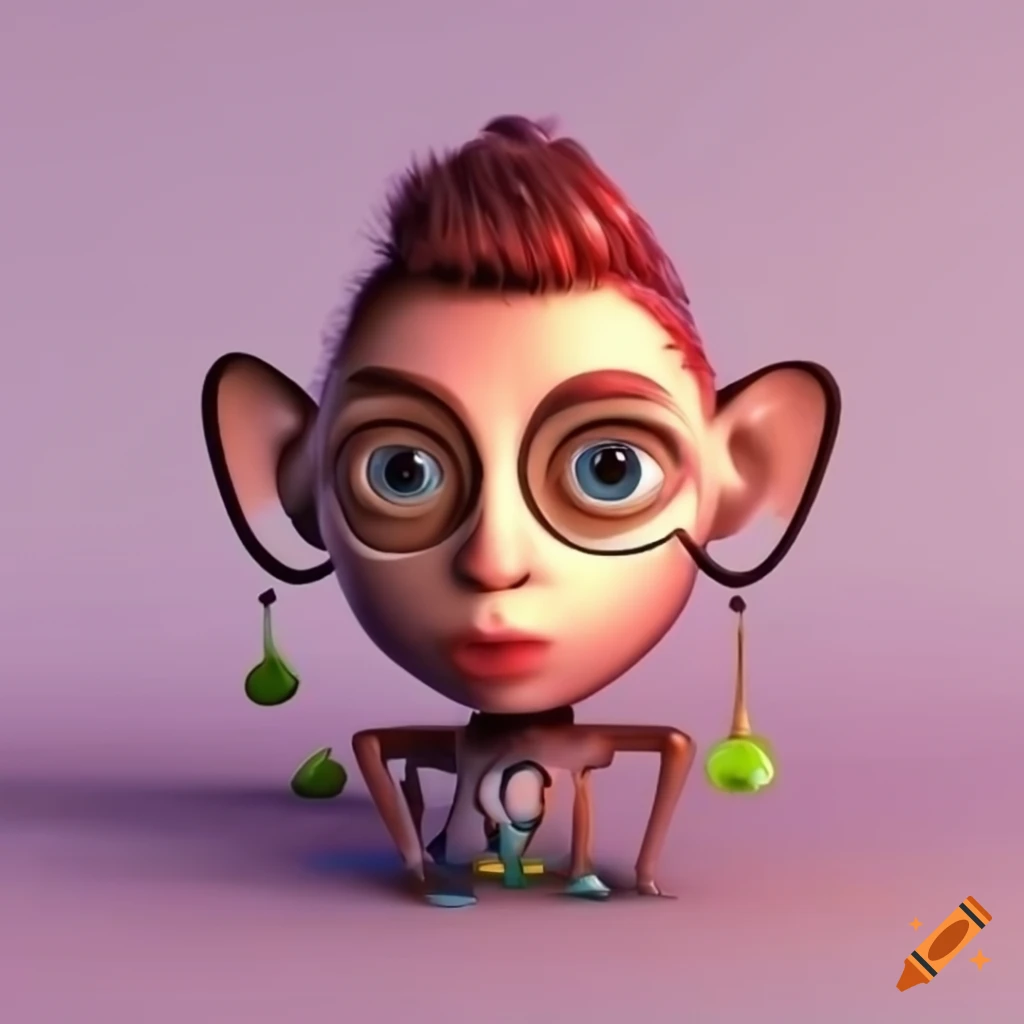 unique-3d-cartoon-on-craiyon