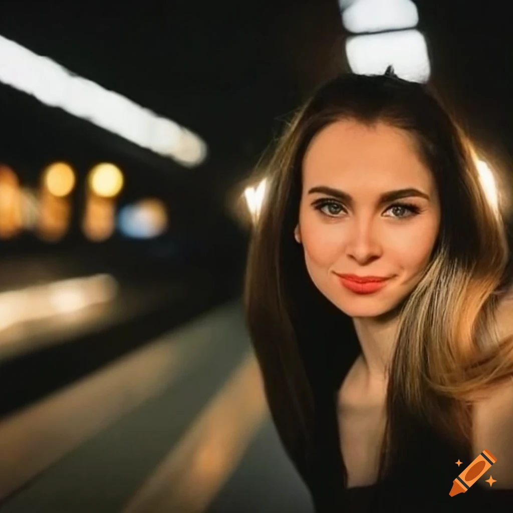 beautiful-girl-posing-at-a-train-station-on-craiyon
