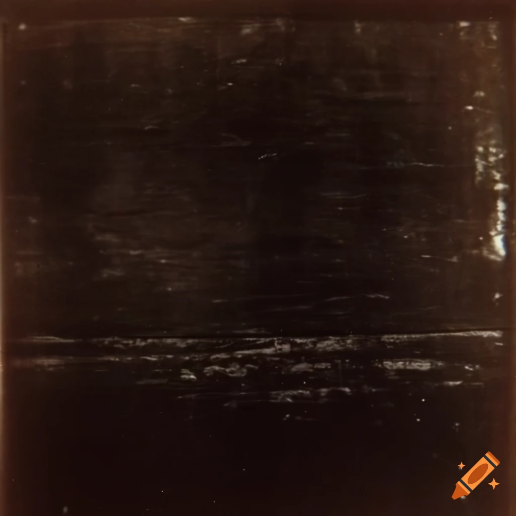 Vintage 1970s polaroid film with dark and grainy texture on Craiyon