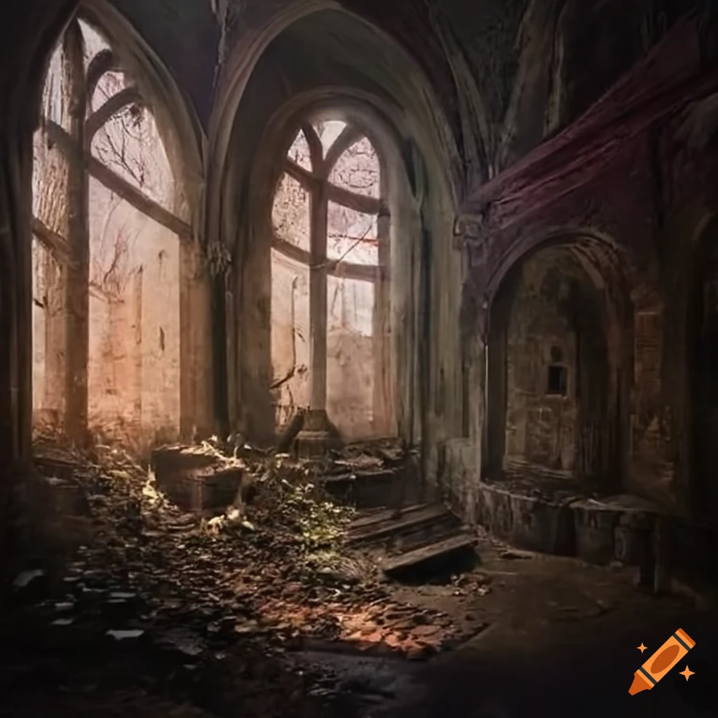 Abandoned castle on Craiyon