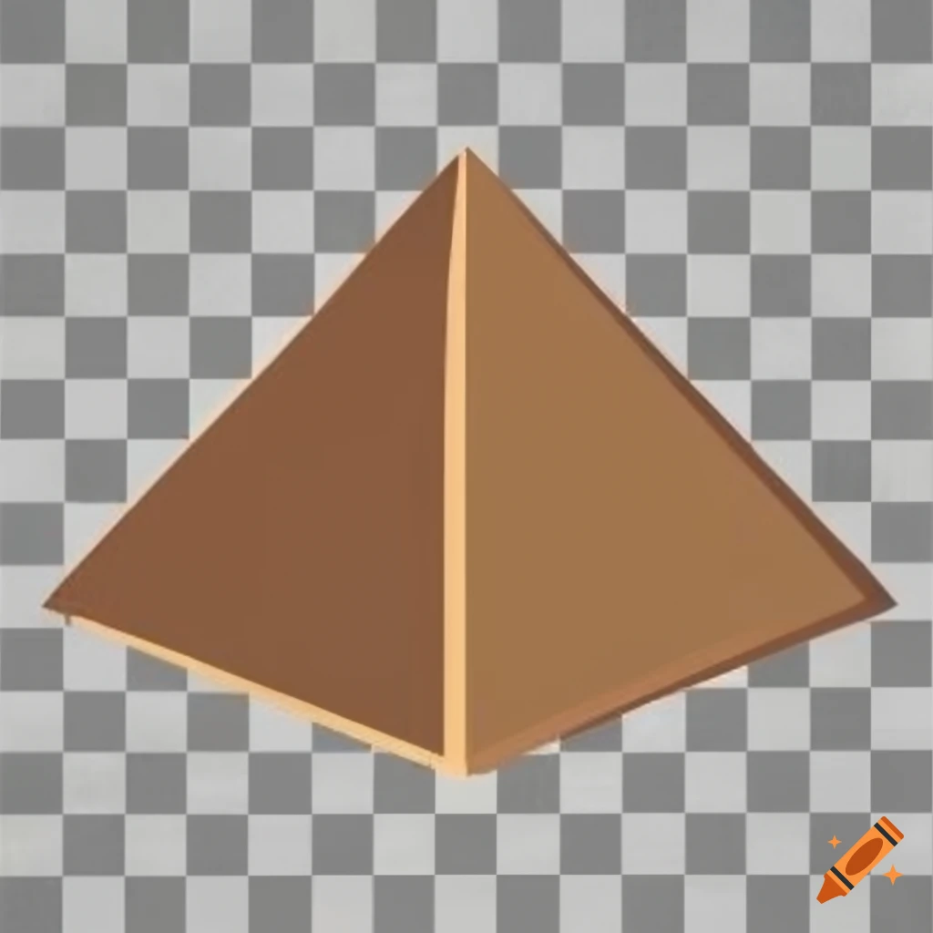Simple pyramids icon in png format on Craiyon