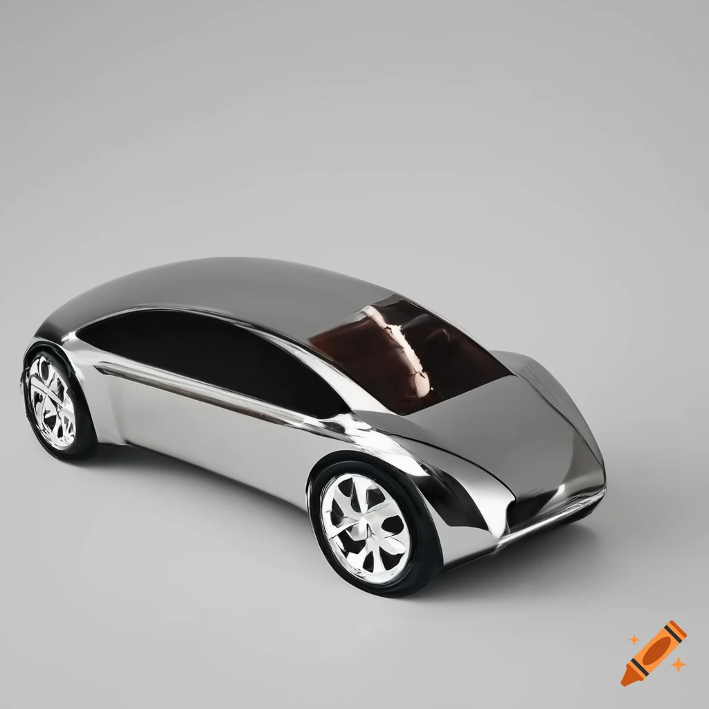 Bauhaus concept car with chrome and stainless steel