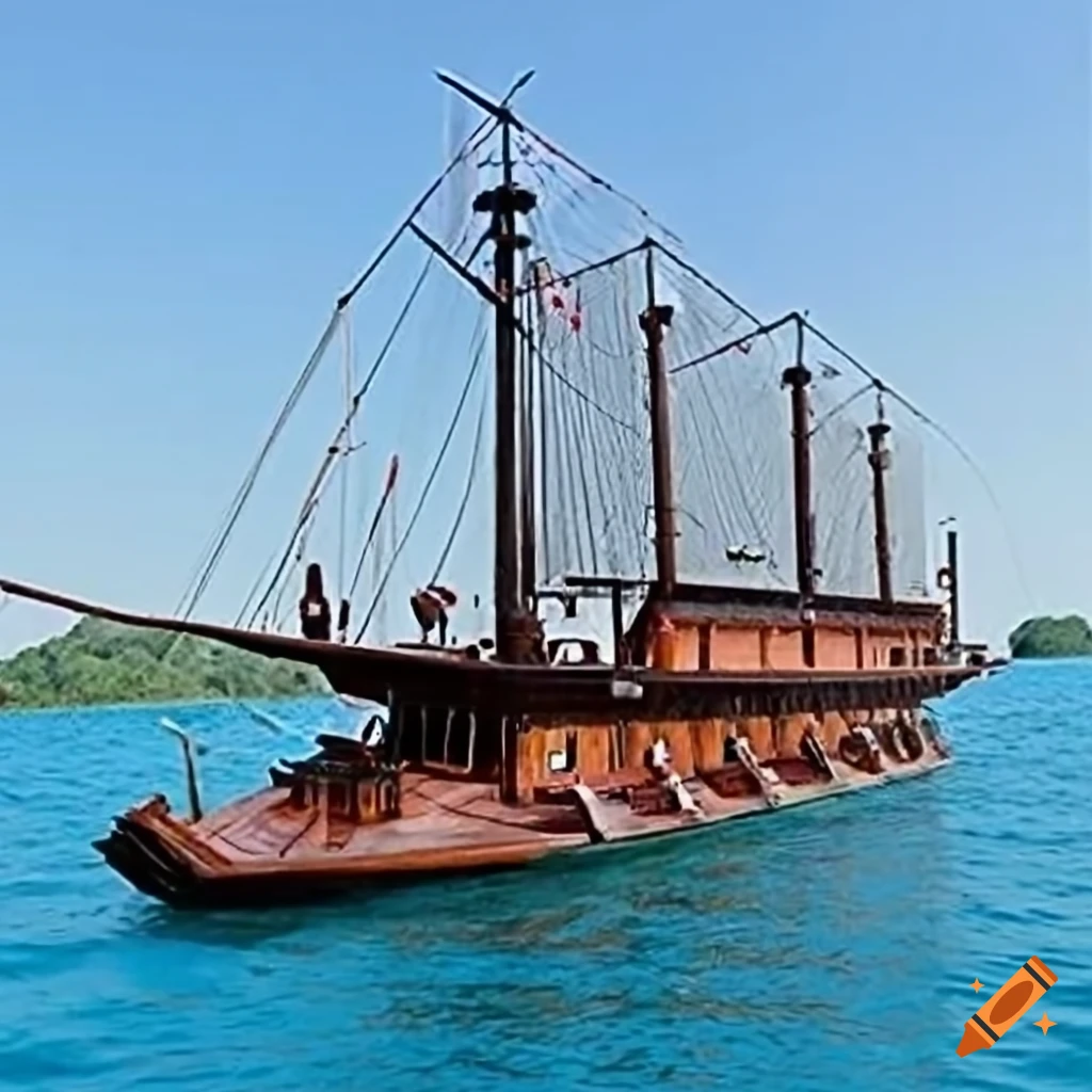 Various types of ancient and modern water vessels on Craiyon