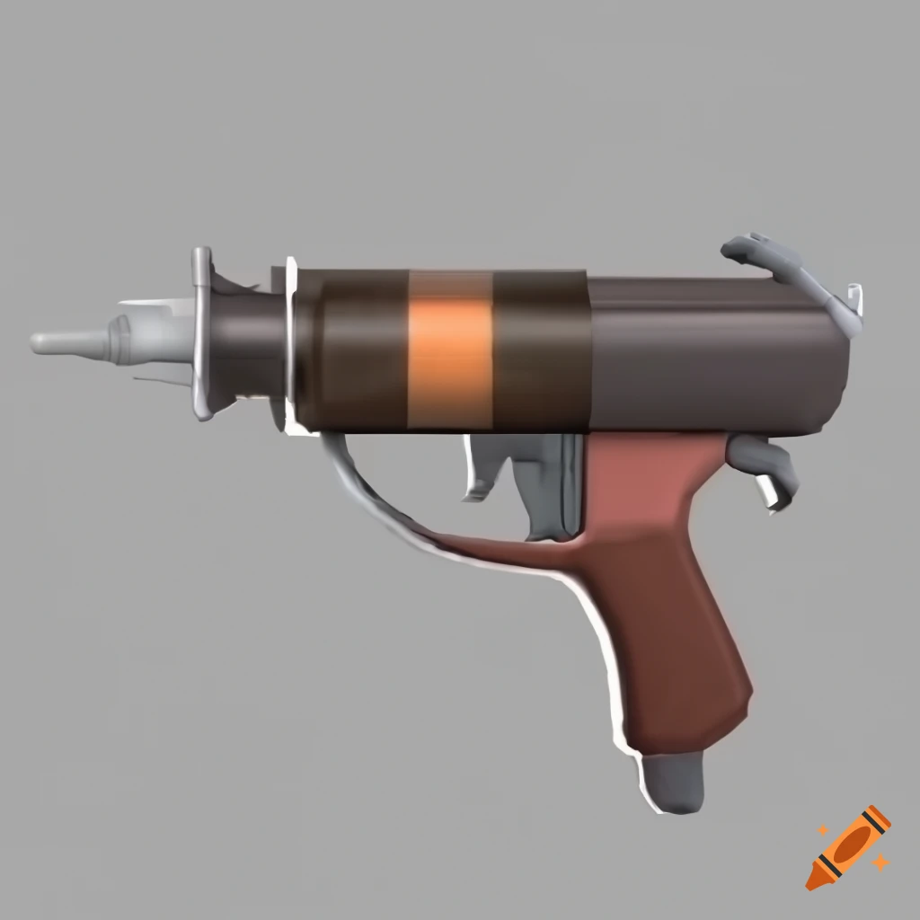 Highpower syringe gun in the style of team fortress 2 on Craiyon