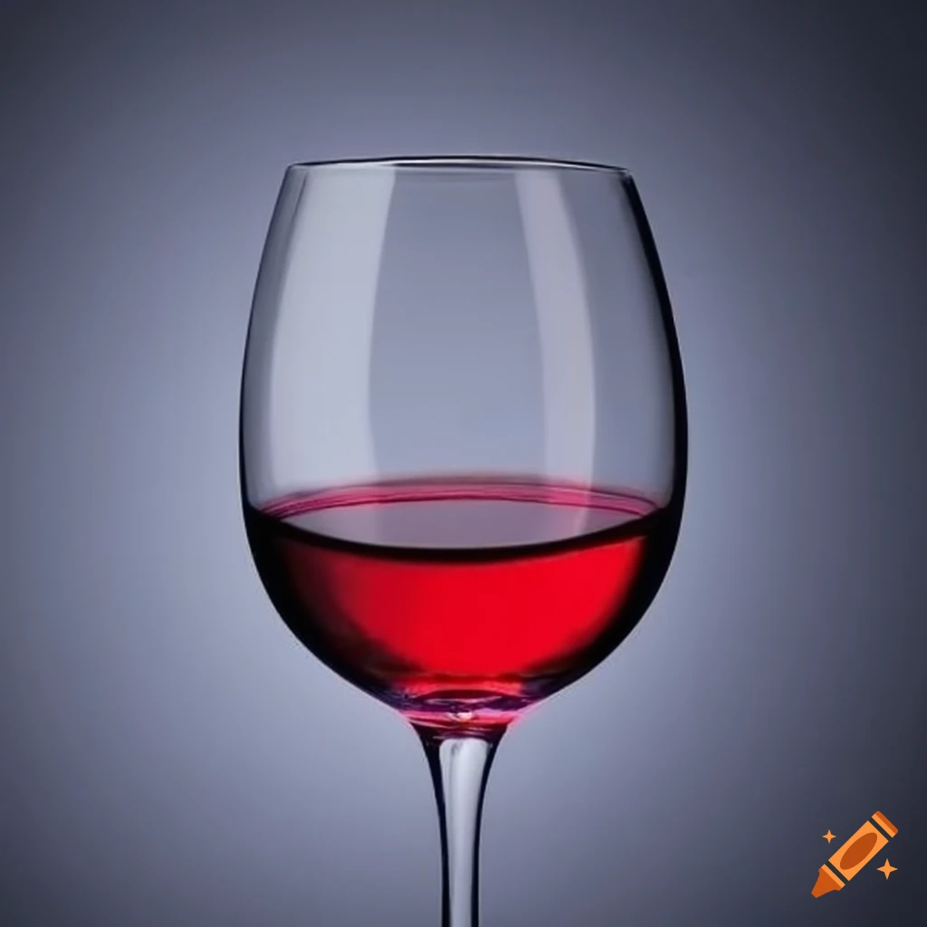 Glass of red wine