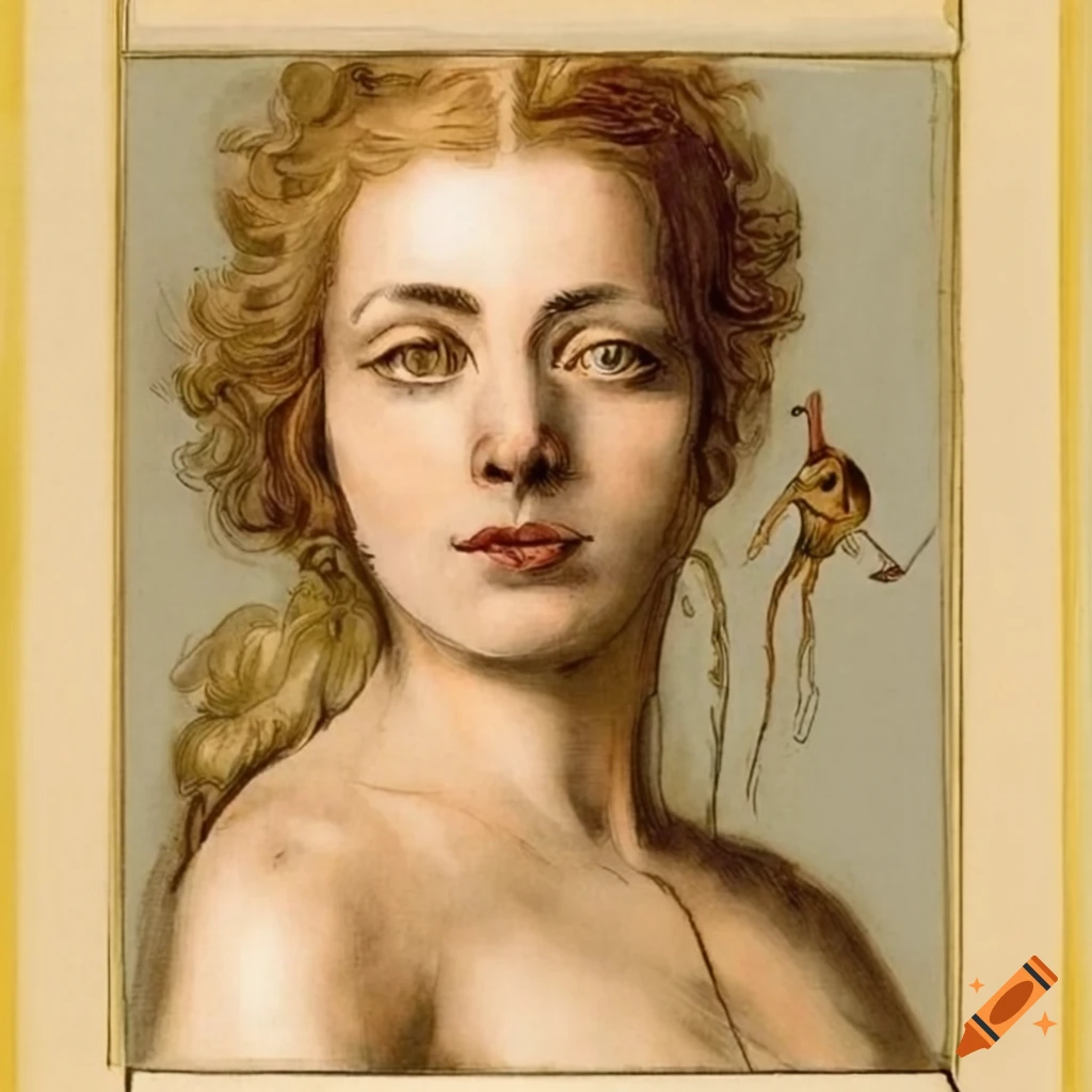 XVIII century tarot card depicting a woman with a large cat
