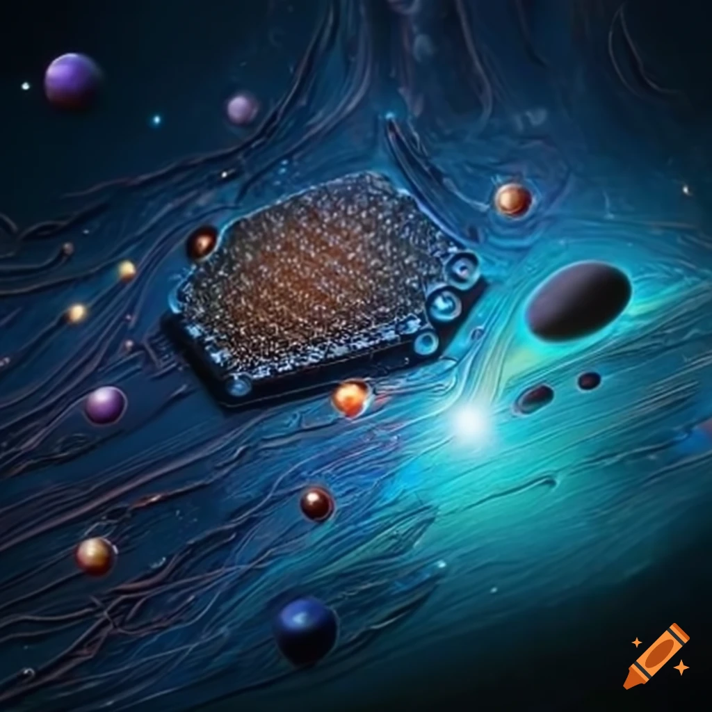 Silicon chip symbolizing STEM education exploring the universe ...